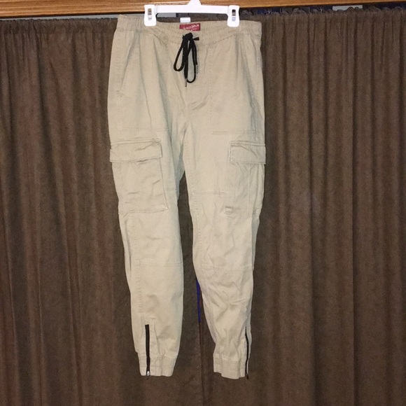 Arizona Jean Company Pants Arizona Jean Co Khaki Joggers Poshmark